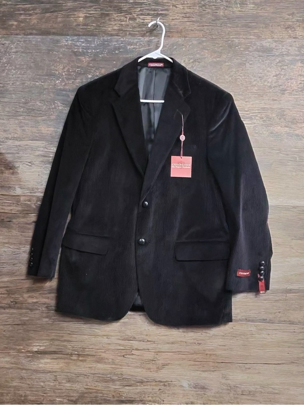 Covington Black Corduroy Sport Coat